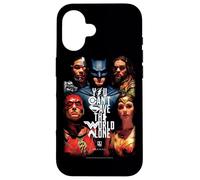 Carcasa para iPhone 16 Justice League Movie Save The World Poster