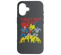 Carcasa para iPhone 16 Justice League World'S Best Heroes