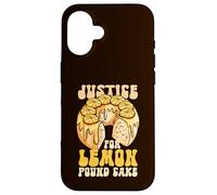 Carcasa para iPhone 16 Justicia para Lemon Pound Cake Freedom Meme
