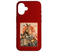 Carcasa para iPhone 16 Kaiju Easter Bunny Tokyo Funny Egg Hunt Japanese Vibe