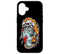 Carcasa para iPhone 16 Kali Diosa de la Destrucción Oscuridad Muerte Renacimiento