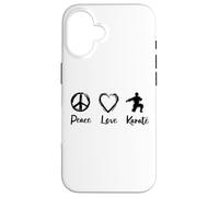 Carcasa para iPhone 16 Karate Love Formación de Instructores de kárate