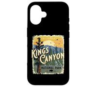 Carcasa para iPhone 16 Kings Canyon National Park California USA - Recuerdo Vintage