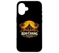 Carcasa para iPhone 16 KOH Chang Tailandia Sunset Island Viajes Diseño