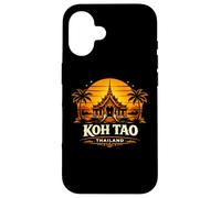 Carcasa para iPhone 16 KOH Tao Tailandia Sunset Island Viajes Diseño