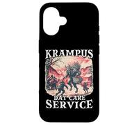 Carcasa para iPhone 16 Kramperl T | Máscara de Krampus | Figura legendaria Krampus