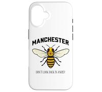 Carcasa para iPhone 16 La Abeja trabajadora de Manchester no mira hacia atrás con ira