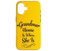 Carcasa para iPhone 16 La casa de la Abuela es Donde está el día de la Madre - Abuela Orgullosa