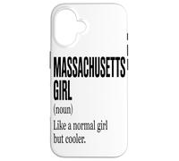 Carcasa para iPhone 16 La Chica De Massachusetts Es como Una Chica Normal Pero con