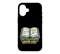 Carcasa para iPhone 16 La Hoja de cálculo Nunca miente: Contador Divertido