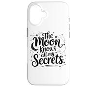 Carcasa para iPhone 16 La Luna Sabe Todos mis Secretos Vibes celestiales
