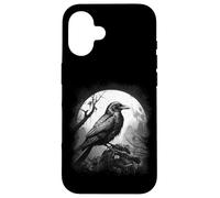 Carcasa para iPhone 16 LA Oscuridad Hay Y Nada MÁS El Cuervo Edgar Allan PoE Meme