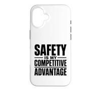 Carcasa para iPhone 16 La Seguridad es mi Ventaja competitiva | Regalo de Seguridad en el Lugar de Trabajo