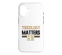 Carcasa para iPhone 16 La teología Importa Biblia Iglesia Cristiana Religiosa Fe Orar