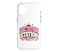 Carcasa para iPhone 16 Lactation Station, Lactating Mothers Breastfeeding New Mom