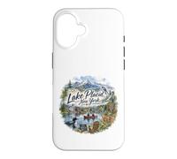 Carcasa para iPhone 16 Lake Placid, NY Nueva York EE.UU., Montañas Adirondack, Trineo