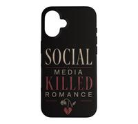 Carcasa para iPhone 16 Las Redes sociales Antiguas Mataron el Humor de Las Citas románticas