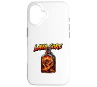 Carcasa para iPhone 16 Lava Core Volcán Fuego Fantasía Energía Mundo