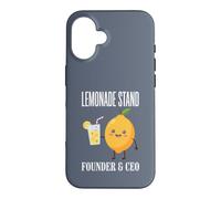 Carcasa para iPhone 16 Lemonade Stand Fundador y CEO Lemon Juice Lemonade Stand