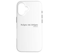 Carcasa para iPhone 16 Lengua koine Griega Antigua - Cita de filosofía de Epicteto