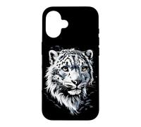 Carcasa para iPhone 16 Leopardo de Las Nieves Panthera Uncia Gran Felino