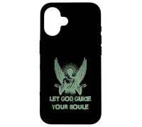 Carcasa para iPhone 16 Let God Guide Your Soul Ángel Alas Fe Espiritual
