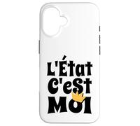 Carcasa para iPhone 16 L'Etat c'est moi - Luis XIV Cita Francesa