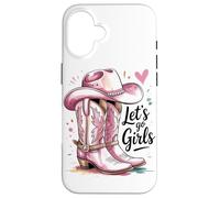 Carcasa para iPhone 16 Let's Girls Motivación Energy Girl Besties Party Girls