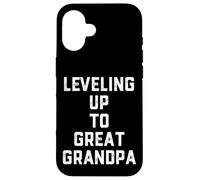 Carcasa para iPhone 16 Leveling Up To Great Grandpa Expecting Great Grandfather