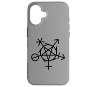 Carcasa para iPhone 16 LGBTQI Símbolo Pagano de Inclusión Género Wicca