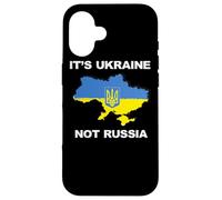 Carcasa para iPhone 16 Libre Ucrania Detener la Guerra Paz en Europa Apoyo a los ucranianos