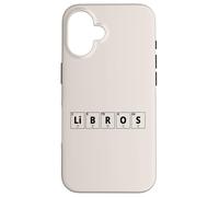 Carcasa para iPhone 16 Libros Word for Book Lover Librarian Spanish Teacher