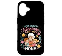 Carcasa para iPhone 16 Life'S Biggest Blessings Call Me Nona Italian Grandma