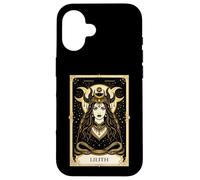 Carcasa para iPhone 16 Lilith Tarot Card Wicca Gothic Goddess Pagan Ocult