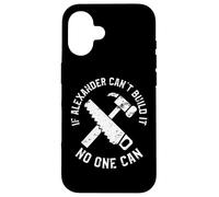 Carcasa para iPhone 16 Lindo Alexander Nombre Constructor Personalizado