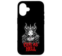 Carcasa para iPhone 16 Lindo como el Infierno Lilith Angel of Darkness Gothic