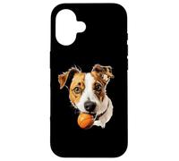 Carcasa para iPhone 16 Lindo Perro Jack Russell T para dueños de Perros Jack