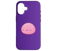 Carcasa para iPhone 16 Lindo Personaje Kawaii Rosa Blob Adorable