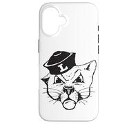 Carcasa para iPhone 16 Linfield University Wildcats Mack Mascot Head Mark
