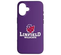 Carcasa para iPhone 16 Linfield University Wildcats Mack Mascot Stacked