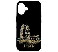 Carcasa para iPhone 16 Lisboa, Portugal, Recuerdo de Viaje, Ciudad histórica, Regalo