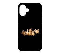 Carcasa para iPhone 16 Little Bear - Lazos para cumpleaños, diseño de búho y Pato