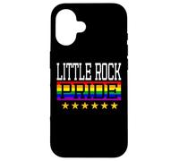 Carcasa para iPhone 16 Little Rock Pride - Bandera de Arco Iris LGBT para Lesbianas