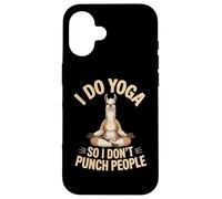 Carcasa para iPhone 16 Llama Wild Lama Glama Animal Yoga Relax South America