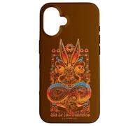 Carcasa para iPhone 16 Looney Tunes Dia De Los Muertos Bugs Bunny Skulls Halloween