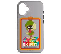 Carcasa para iPhone 16 Looney Tunes Marvin Martian Not a Skirt