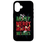Carcasa para iPhone 16 Looney Tunes Merry Merry Melodies Christmas