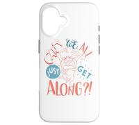 Carcasa para iPhone 16 Looney Tunes Taz Can't We All Get Along