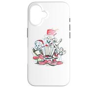 Carcasa para iPhone 16 Looney Tunes Tweety Holiday Sketch