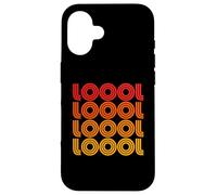 Carcasa para iPhone 16 Loool LOL Funny Laugh LMAO LMFAO Lolol Abreviatura Abreviatura Abanico Texto